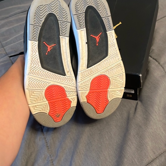 Jordan Gray and Pink Sneakers Stylish High-Tops - Picture 4 of 4